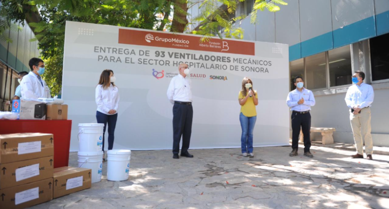 Recibe gobernadora 93 ventiladores y equipo hospitalario